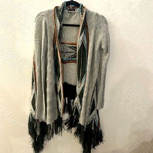 Oversized tunic sweater